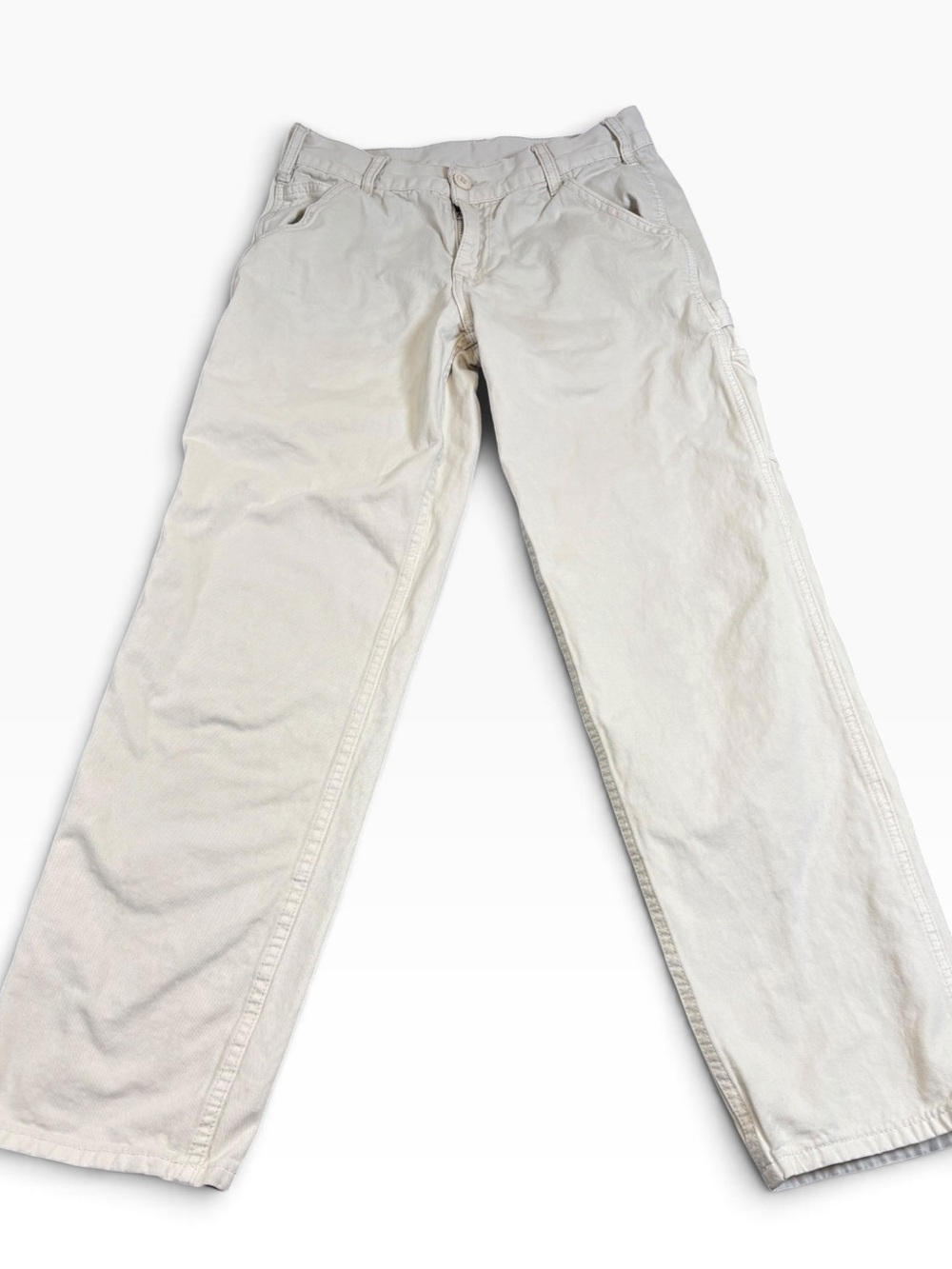 Brandy Melville John Galt Tammy Carpenter Pants Ecru Cream Cargo Y2K S